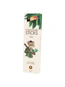 Палочки Viconte из темного шоколада с начинкой со вкусом мяты 75г
